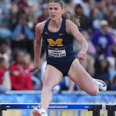 Canada's Savannah Sutherland is moving fast and breaking records